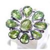 Image 1 : Silver and Peridot Ring