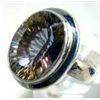 Image 1 : Silver and Mystic Topaz Ring