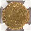 Image 2 : 1854 $3.00 GOLD NGC XF CLEANED