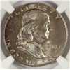 Image 2 : 1958D Franklin half $ NGC65 NICE MINT SET TONING