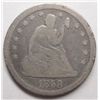 Image 1 : 1858  Seated quarter  all of Liberty there slightly weak