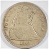Image 1 : 1842  Seated  $ VF  all original undipped