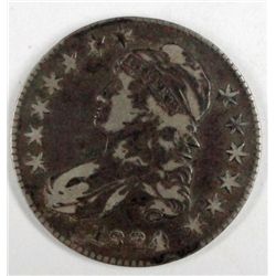 1824/2/0 Bust half $  all original borderline VF