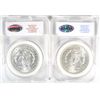 Image 4 : 2 $ in off brand MS66 slabs-1890S and 1921S-BOTH ARE SOLID AU COINS