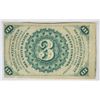 Image 2 : 3rd issue 3CT fractional currency Geo Washington  AU