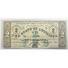 Image 2 : 1862  State of Louisiana $2 receivables confederate notes PMG25