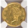 Image 2 : 1849  open wreath $1  gold  NGC  UNC  clnd  RARE