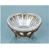 Image 1 : CRYSTAL BOWL IN BRASS BASE