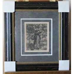 Antique Renoir Original Heliogravure - 1919