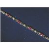 Image 1 : 14K GOLD RUBY AND DIAMOND BRACELET