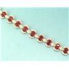 Image 1 : 18K GOLD RUBY AND DIAMOND BRACELET