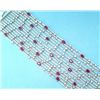 Image 1 : 18K GOLD RUBY AND DIAMOND BRACELET