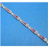 Image 1 : 18K GOLD RUBY AND DIAMOND BRACELET