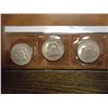 Image 2 : 1962-D,63 & 63-D FRANKLIN HALF DOLLARS