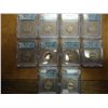 Image 2 : 10 ASSORTED ICG BUFFALO NICKEL SLABS