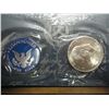 Image 1 : 1972-S IKE SILVER DOLLAR UNC (BLUE PACK)