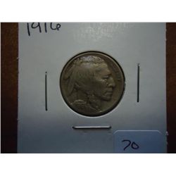1916 BUFFALO NICKEL (VERY FINE)
