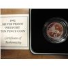 Image 1 : 1992 UNITED KINGDOM SILVER PF PIEDFORT 10 PENCE
