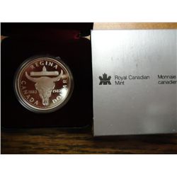 1982 CANADA REGINA DOLLAR PF .3750 OZ. ASW