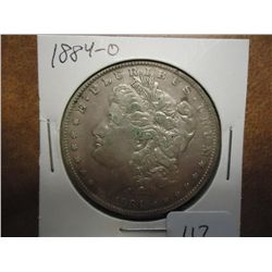 1884-O MORGAN SILVER DOLLAR