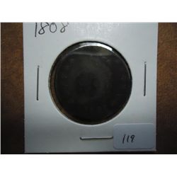 1808 US LARGE CENT (VERY GOOD+)