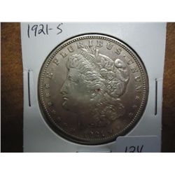 1921-S MORGAN SILVER DOLLAR