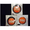 Image 1 : 3-1 1/8" WIN "WHIP INFLATION NOW" PINBACK BUTTONS