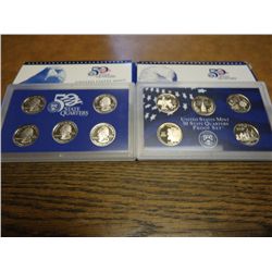 2000 & 05 US 50 STATE QUARTERS PROOF SETS
