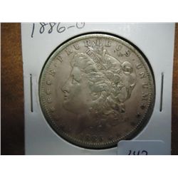 1886-O MORGAN SILVER DOLLAR