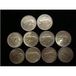 10-1867-1967 CANADA SILVER 25 CENTS