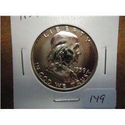 1959 FRANKLIN HALF DOLLAR GEM PROOF