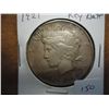 Image 1 : 1921 PEACE SILVER DOLLAR (KEY DATE)