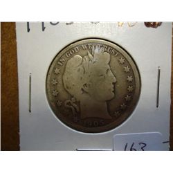 1905-O BARBER HALF DOLLAR (VERY GOOD)
