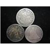 Image 1 : 1856,76 & 77-S SEATED LIBERTY QUARTERS