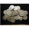 Image 1 : 43 ASSORTED 35% SILVER JEFFERSON WAR NICKELS