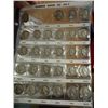 Image 1 : PARTIAL WASHINGTON QUARTER SET 81 SILVER AND 63