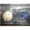 Image 2 : 1974-S IKE SILVER DOLLAR (UNC) (BLUE PACK)