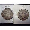 Image 2 : 1901 & 01-O BARBER HALF DOLLARS
