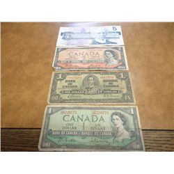 CANADIAN CURRENCY LOT SEE DESCRIPTION