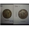 Image 1 : 1926 & 26-S STANDING LIBERTY QUARTERS