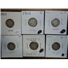 Image 1 : 1903,04,11,13,14-D & 15 BARBER DIMES