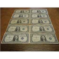 10-1957-A $1 SILVER CERTIFICATES