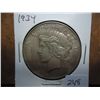 Image 1 : 1934 PEACE SILVER DOLLAR