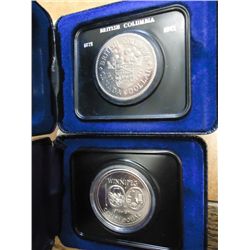 CANADA 1971 BRITISH COLUMBIA & 74 WINNIPEG $'S