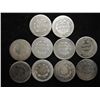 Image 2 : 10 ASSORTED 1840'S & 50'S SEATED LIBERTY DIMES