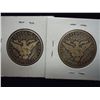 Image 2 : 1909 & 09-O BARBER HALF DOLLARS