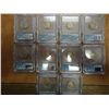 Image 1 : 10 ASSORTED ICG BUFFALO NICKEL SLABS