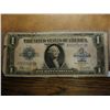 Image 1 : 1923 US LARGE SIZE $1 SILVER CERTIFICATE