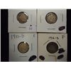1906,08,12-D & 16-S BARBER DIMES ALL FINES