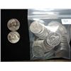 Image 1 : ROLL OF 40-CANADA 1970 FIVE CENTS (UNC)